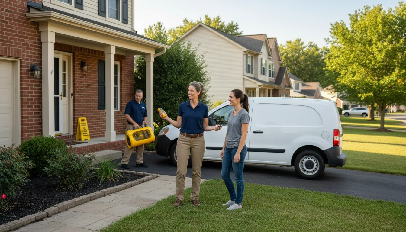 Water restoration image for Home Water Damage Repair in South Lebanon, OH